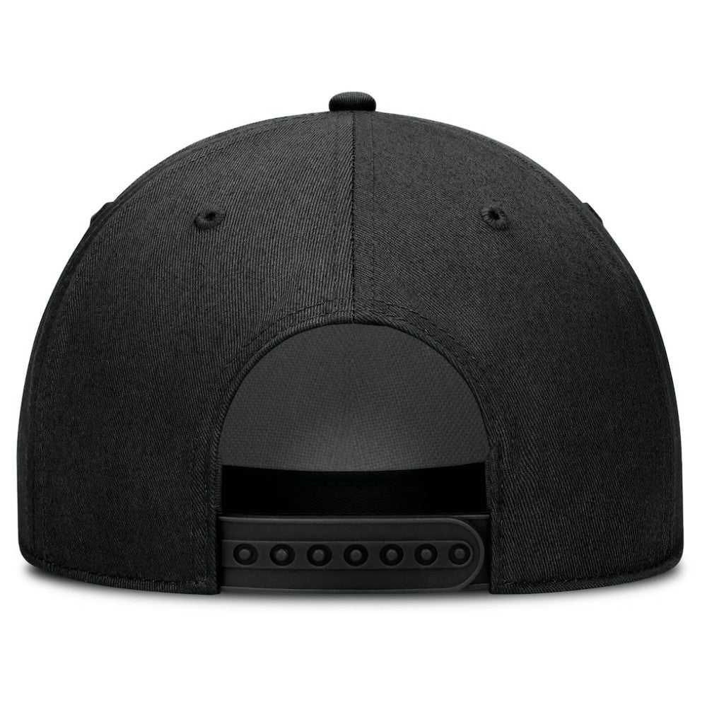 Atlanta Braves Rise Performance Adjustable Hat - Black | Nike