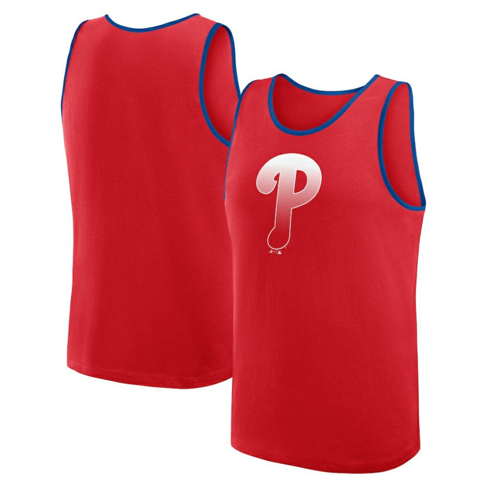 Philadelphia Phillies Logo Athletic Unmatched Success Tank Top - Red