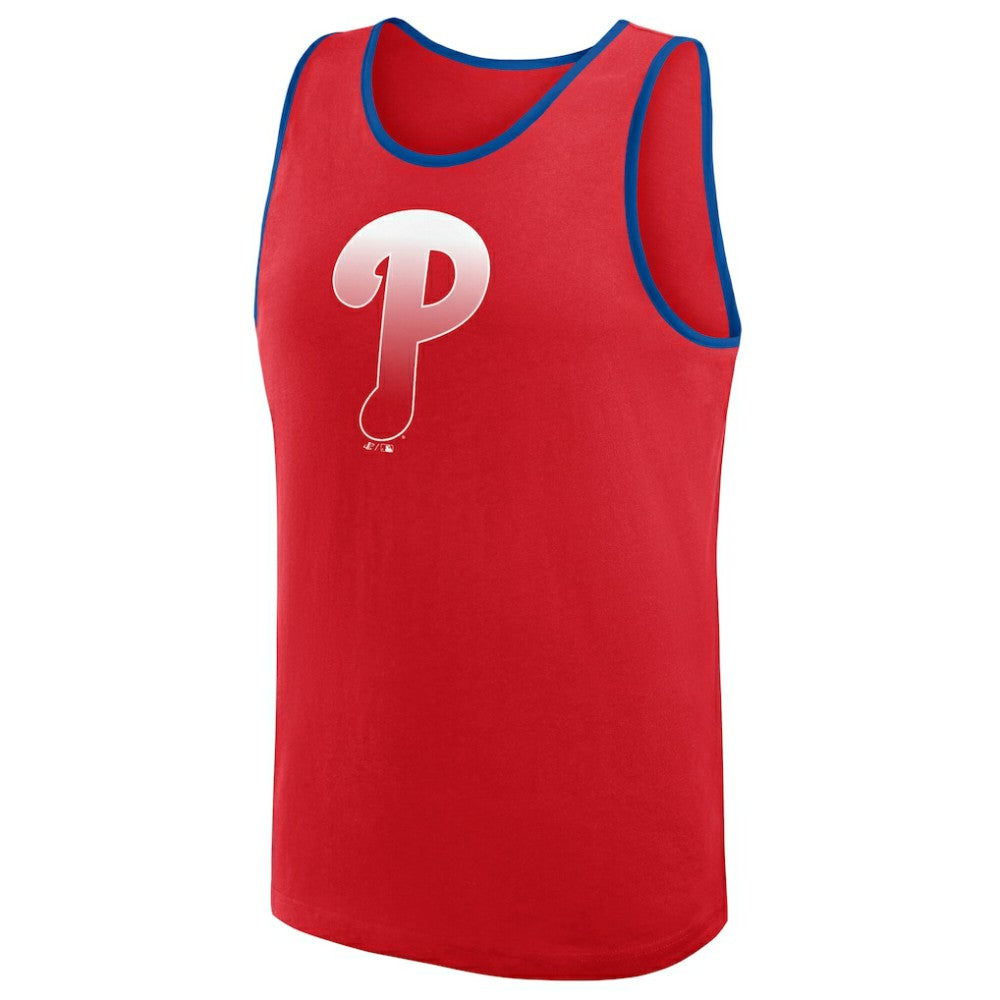 Philadelphia Phillies Logo Athletic Unmatched Success Tank Top - Red