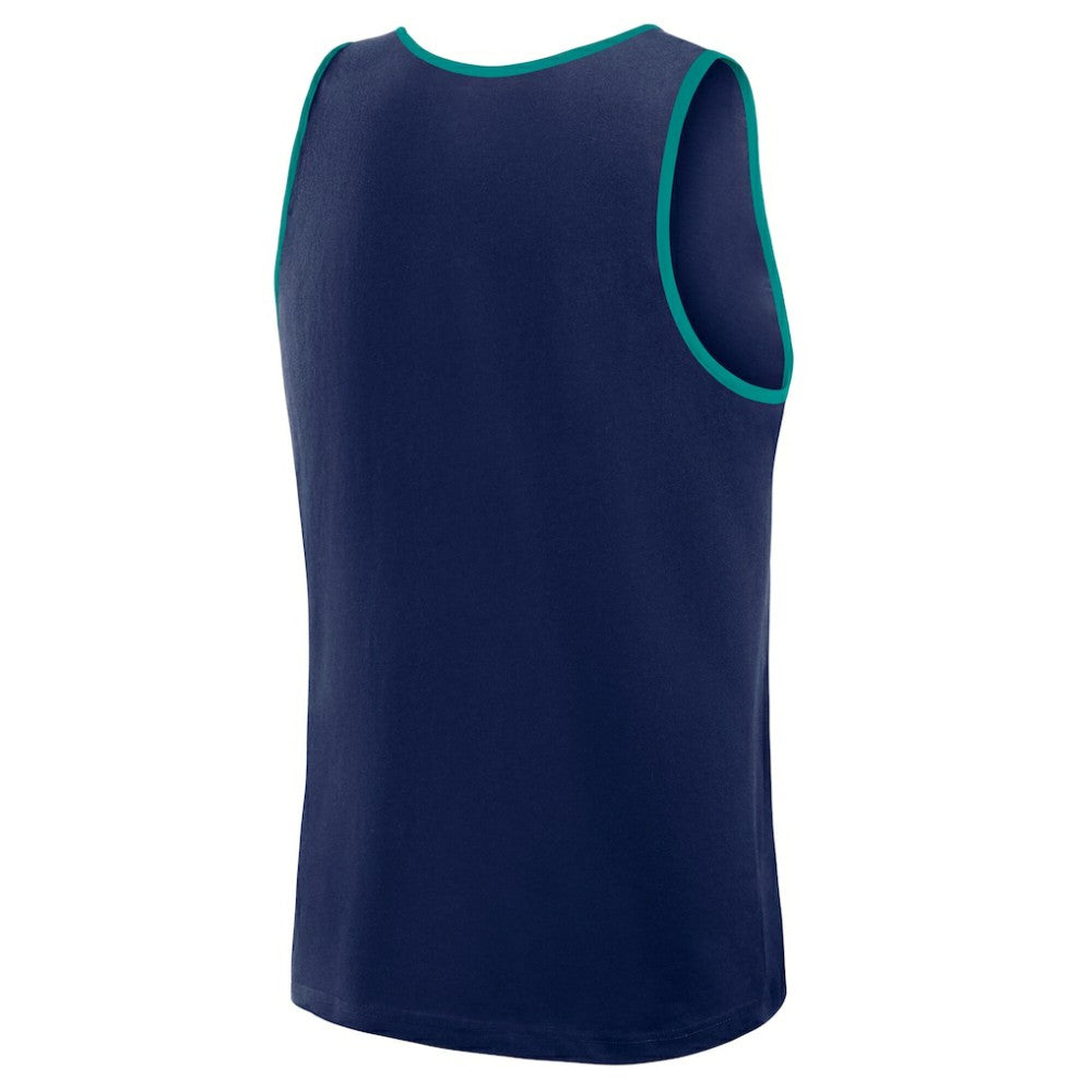 Seattle Mariners Logo Athletic Unmatched Success Tank Top - Navy