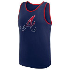Atlanta Braves Logo Athletic Unmatched Success Tank Top - Navy