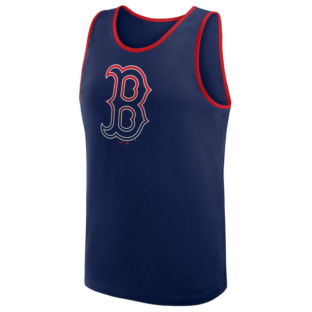 Boston Red Sox Logo Athletic Unmatched Success Tank Top - Navy