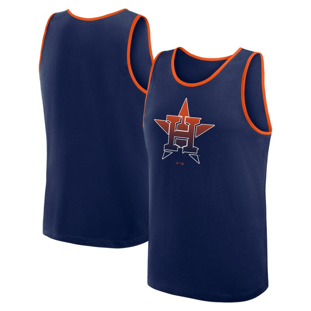 Houston Astros Logo Athletic Unmatched Success Tank Top - Navy