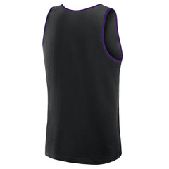 Colorado Rockies Logo Athletic Unmatched Success Tank Top - Black