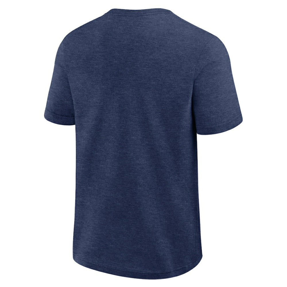 Toronto Blue Jays Logo Athletic Top Notch T-Shirt - Heather Navy