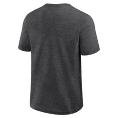 Colorado Rockies Logo Athletic Top Notch T-Shirt - Heather Charcoal