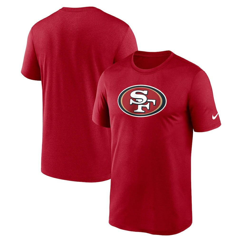 San Francisco 49ers Primetime Legend Logo Performance T-Shirt - Scarlet | Nike cheap