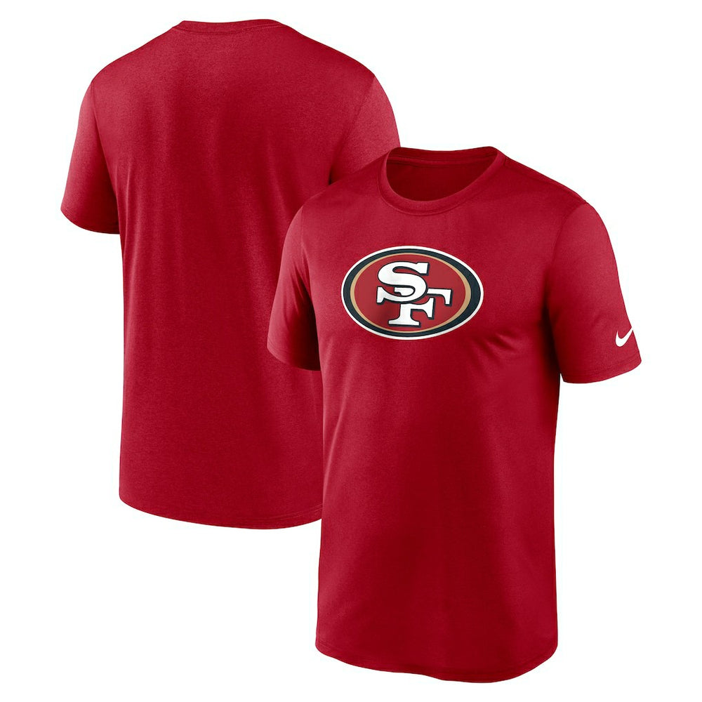 San Francisco 49ers Primetime Legend Logo Performance T-Shirt - Scarlet | Nike cheap