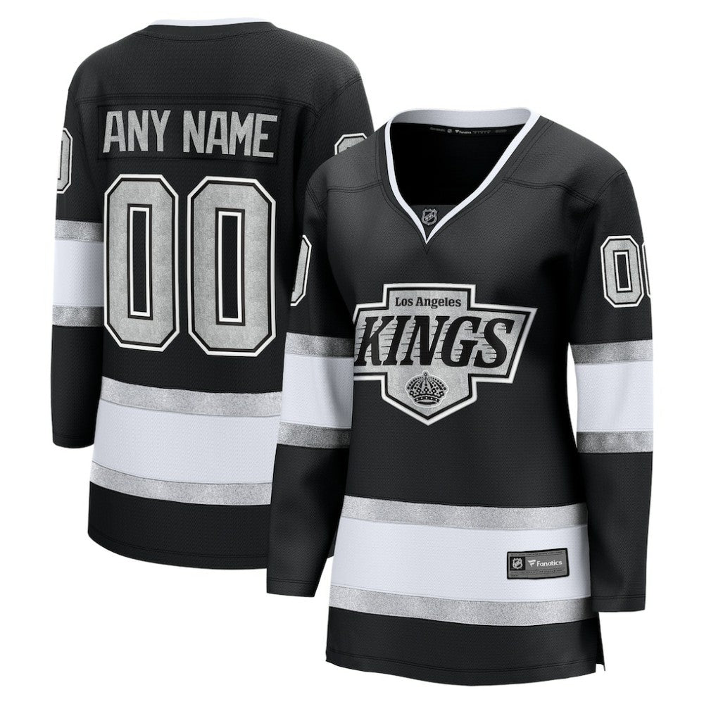Los Angeles Kings Fanatics Women's Home Breakaway Custom Jersey Black