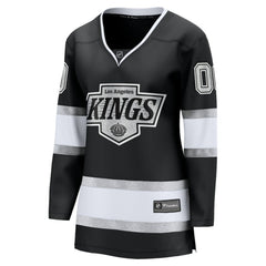 Los Angeles Kings Fanatics Women's Home Breakaway Custom Jersey Black