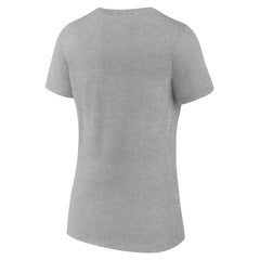 Jacksonville Jaguars Women's Classic Logo V-Neck T-Shirt - Gray discount