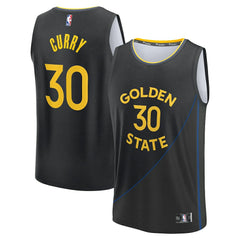 Stephen Curry Golden State Warriors Fast Break Replica Player Jersey sale - Statement Editi- Black | Fanatics shop