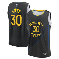 Stephen Curry Golden State Warriors Youth Fast Break Replica Player Jersey sale - Statement Editi- Black | Fanatics outlet
