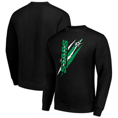 Dallas Stars Starter Color Scratch Pullover Sweatshirt Black