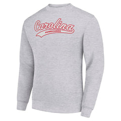 Carolina Hurricanes Starter  Tailsweep City Pullover Sweatshirt Heather Gray
