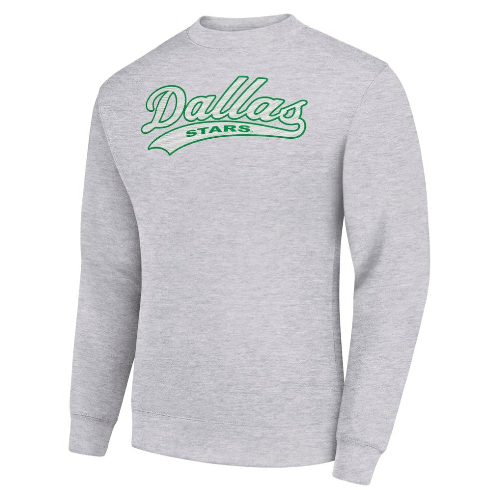 Dallas Stars Starter  Tailsweep City Pullover Sweatshirt Heather Gray