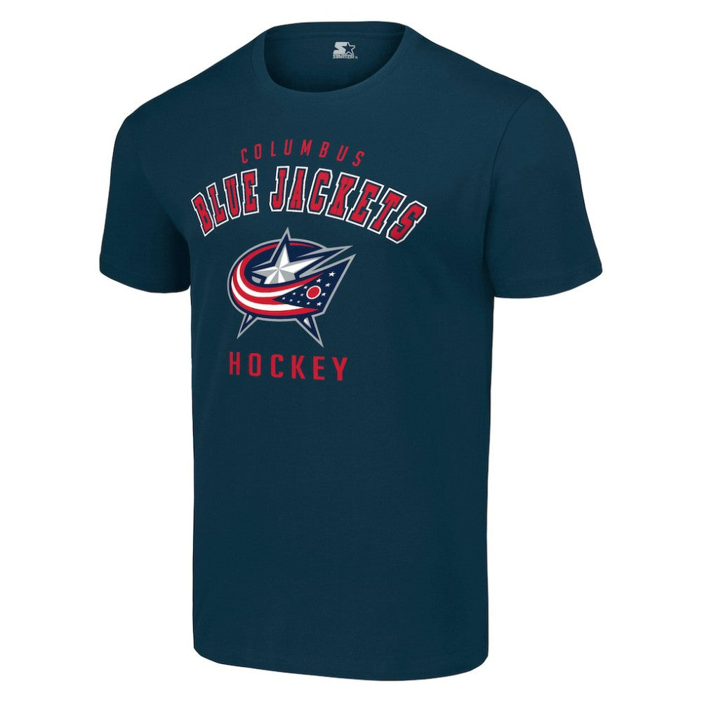 Columbus Blue Jackets Starter Logo T-Shirt Navy