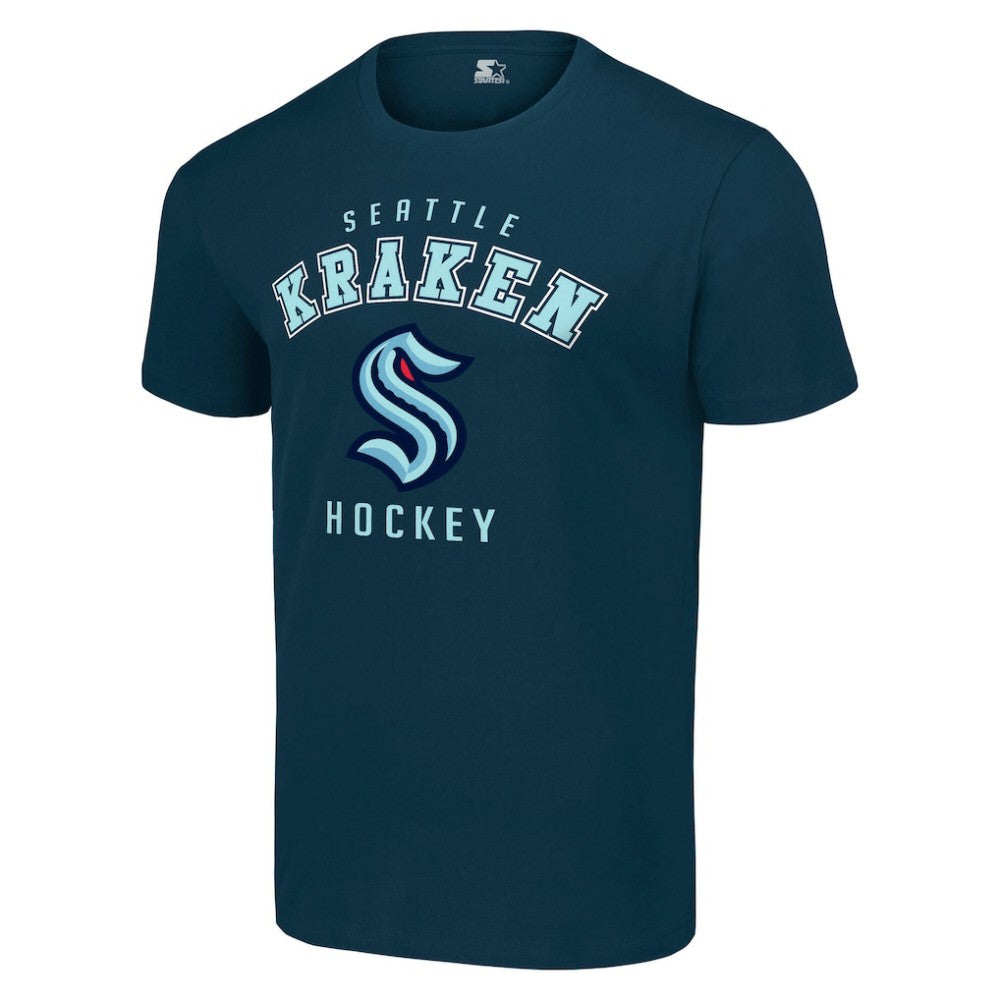 Seattle Kraken Starter Logo T-Shirt Navy