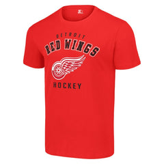 Detroit Red Wings Starter Logo T-Shirt Red