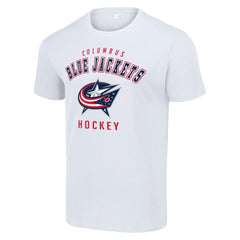 Columbus Blue Jackets Starter Logo T-Shirt White