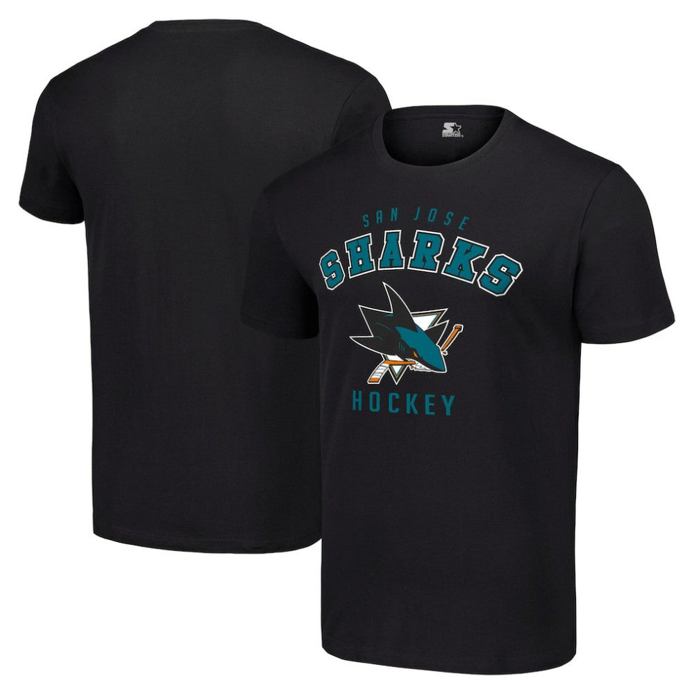 San Jose Sharks Starter Logo T-Shirt Black