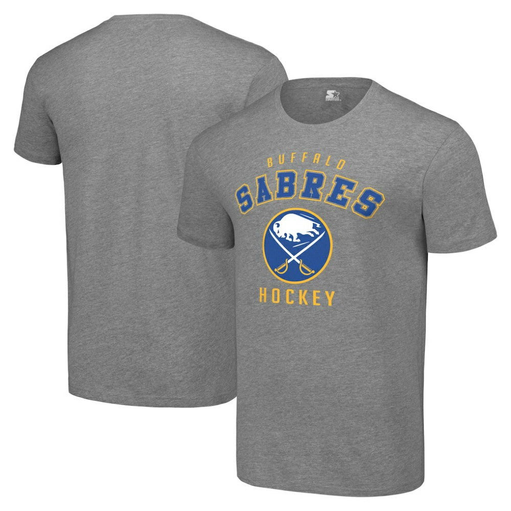 Buffalo Sabres Starter Logo T-Shirt Heather Gray