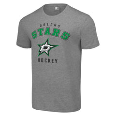 Dallas Stars Starter Logo T-Shirt Heather Gray
