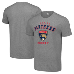 Florida Panthers Starter Logo T-Shirt Heather Gray
