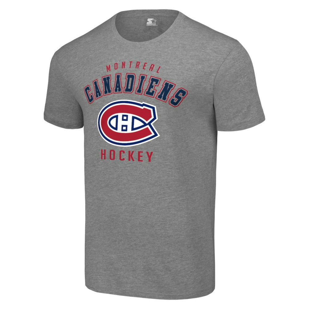 Montreal Canadiens Starter Logo T-Shirt Heather Gray