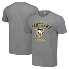Pittsburgh Penguins Starter Logo T-Shirt Heather Gray