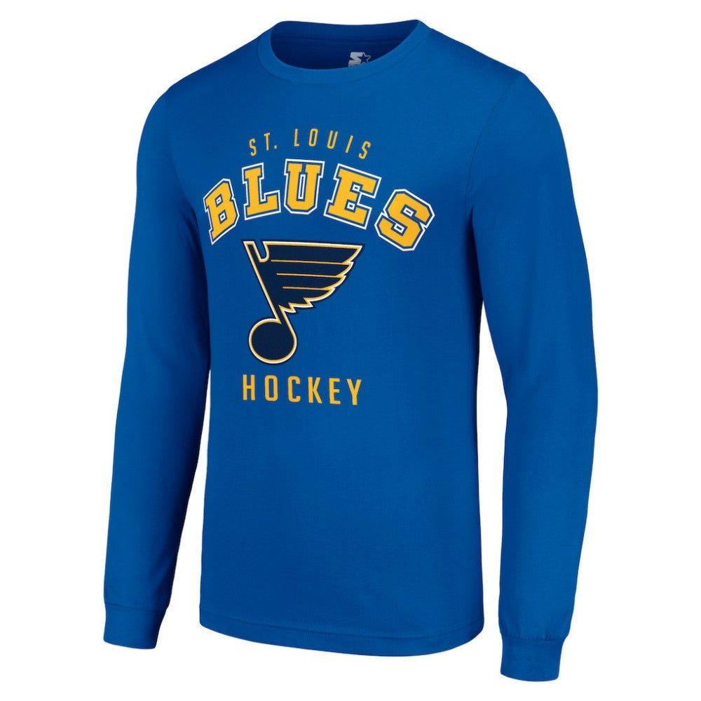 St. Louis Blues Starter Logo Long Sleeve T-Shirt Royal