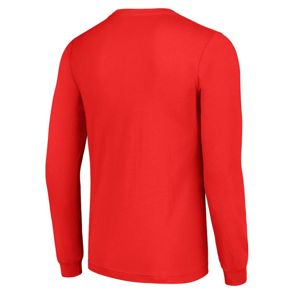 Calgary Flames Starter Logo Long Sleeve T-Shirt Red