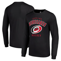 Carolina Hurricanes Starter Logo Long Sleeve T-Shirt Black