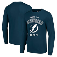 Tampa Bay Lightning Starter Logo Long Sleeve T-Shirt Navy