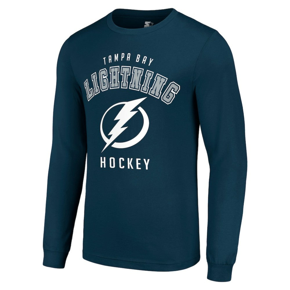Tampa Bay Lightning Starter Logo Long Sleeve T-Shirt Navy