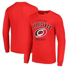 Carolina Hurricanes Starter Logo Long Sleeve T-Shirt Red