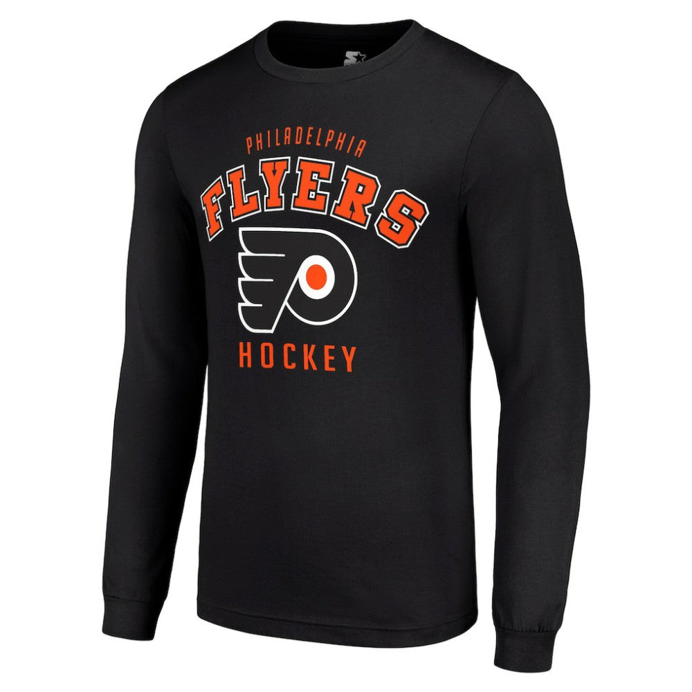 Philadelphia Flyers Starter Logo Long Sleeve T-Shirt Black