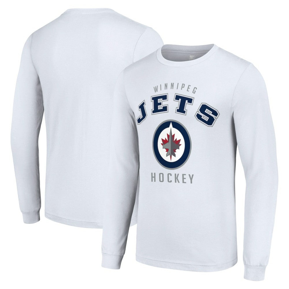 Winnipeg Jets Starter Logo Long Sleeve T-Shirt White