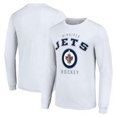 Winnipeg Jets Starter Logo Long Sleeve T-Shirt White