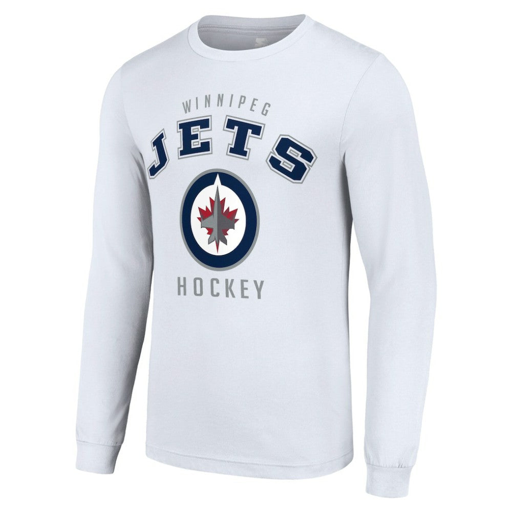 Winnipeg Jets Starter Logo Long Sleeve T-Shirt White