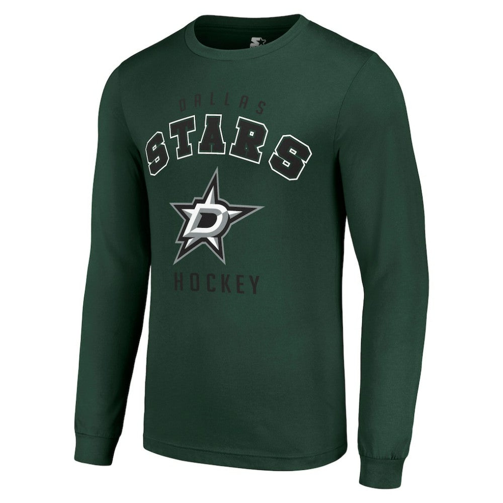 Dallas Stars Starter Logo Long Sleeve T-Shirt Military Green