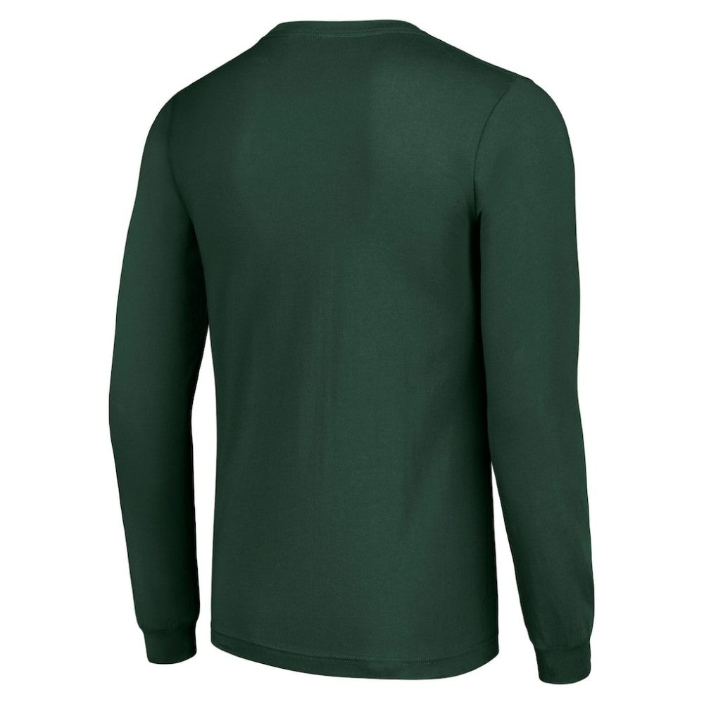 Dallas Stars Starter Logo Long Sleeve T-Shirt Military Green