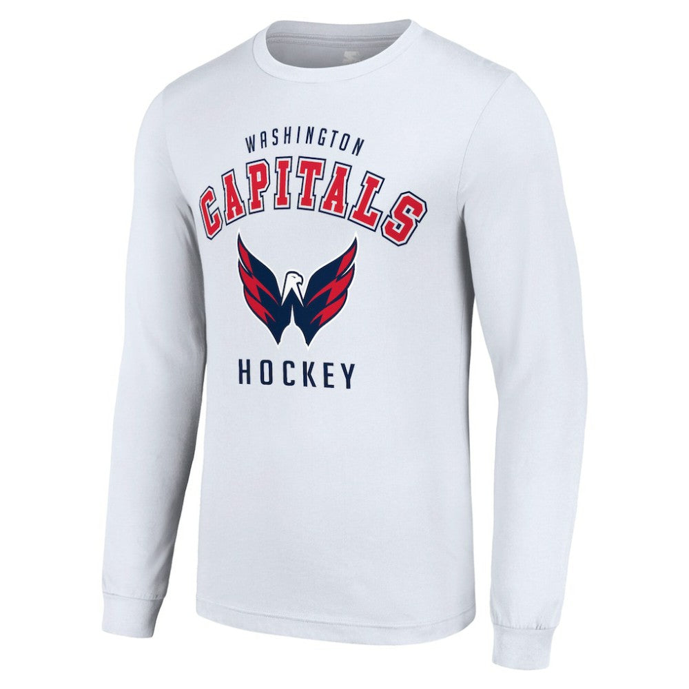 Washington Capitals Starter Logo Long Sleeve T-Shirt White