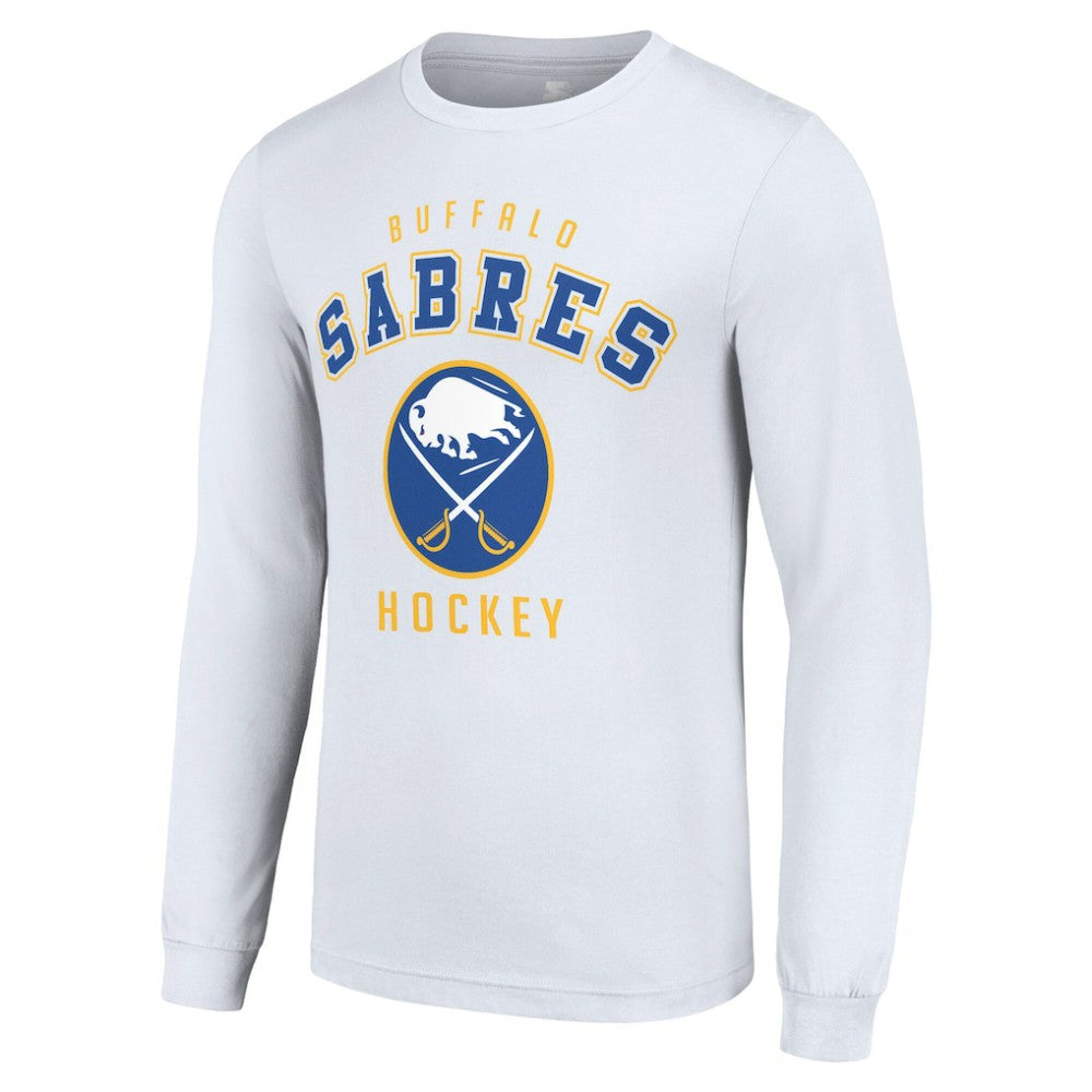 Buffalo Sabres Starter Logo Long Sleeve T-Shirt White