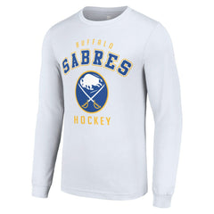 Buffalo Sabres Starter Logo Long Sleeve T-Shirt White