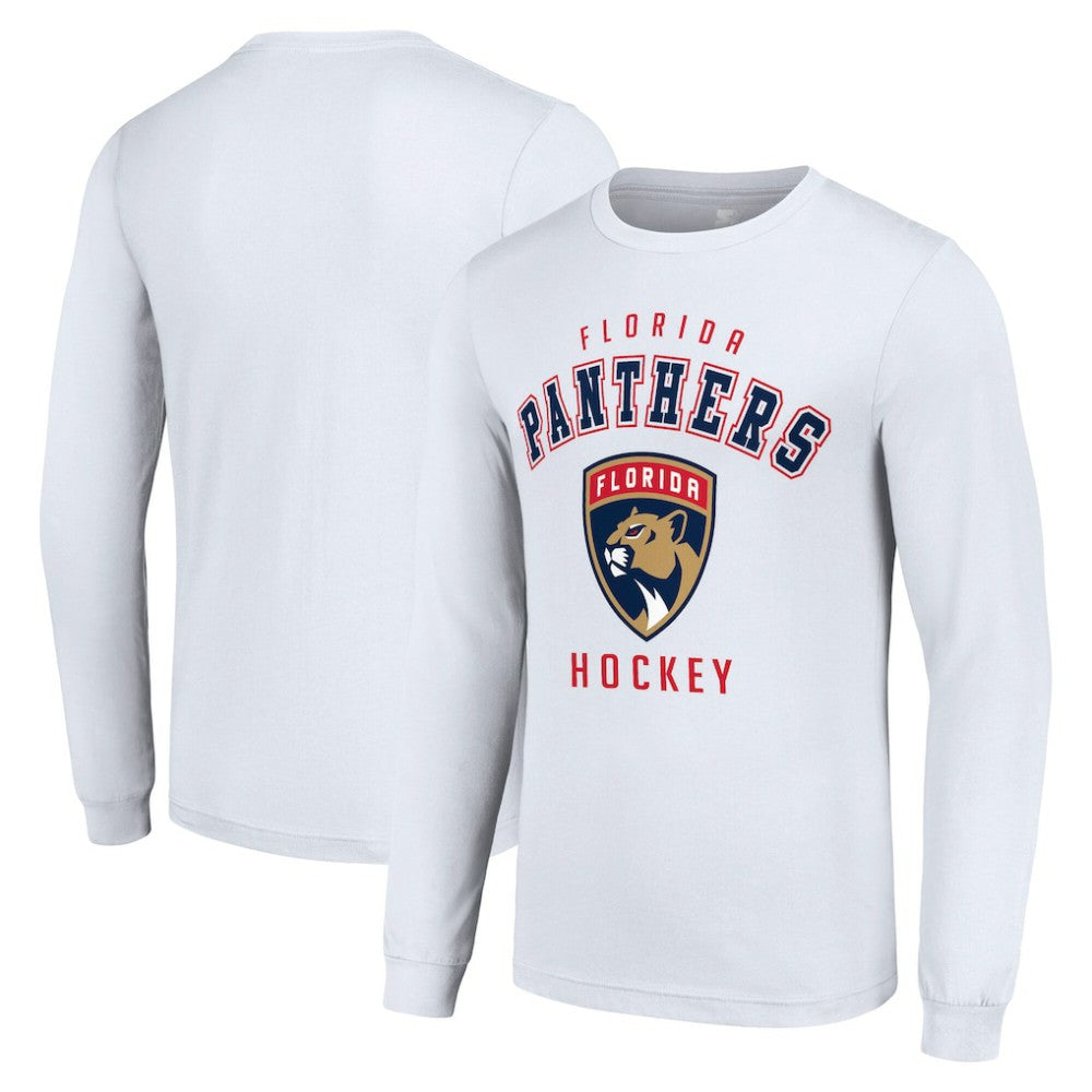 Florida Panthers Starter Logo Long Sleeve T-Shirt White