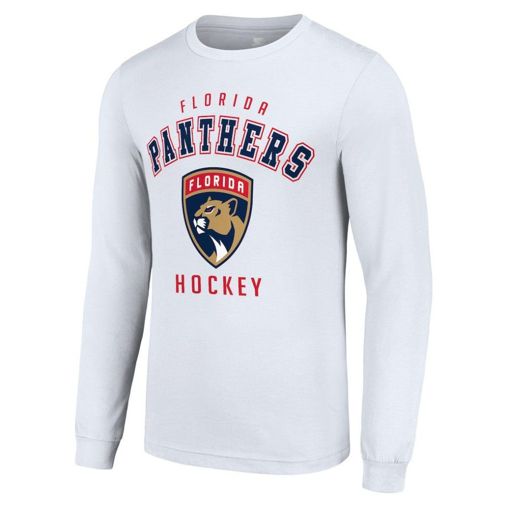 Florida Panthers Starter Logo Long Sleeve T-Shirt White