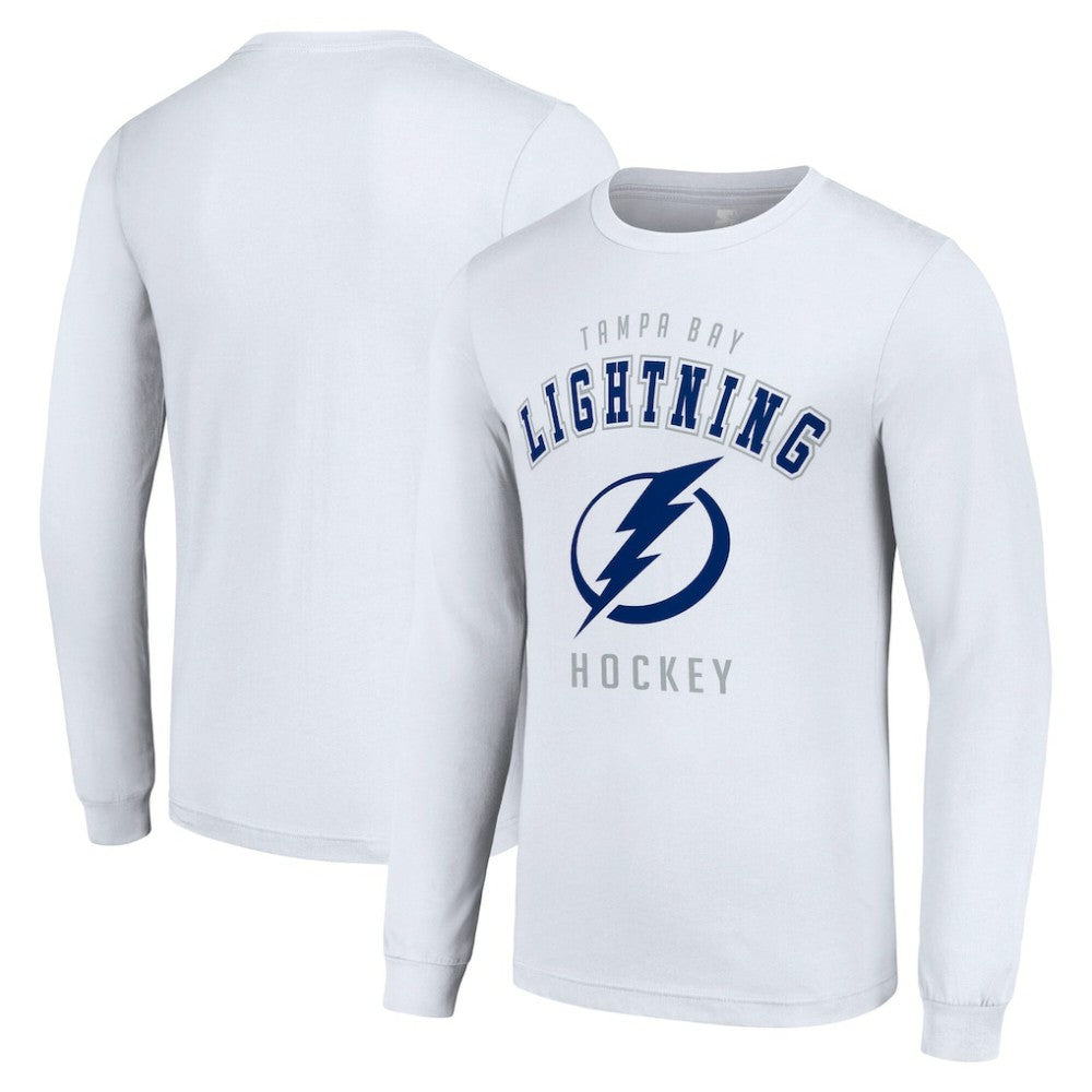 Tampa Bay Lightning Starter Logo Long Sleeve T-Shirt White