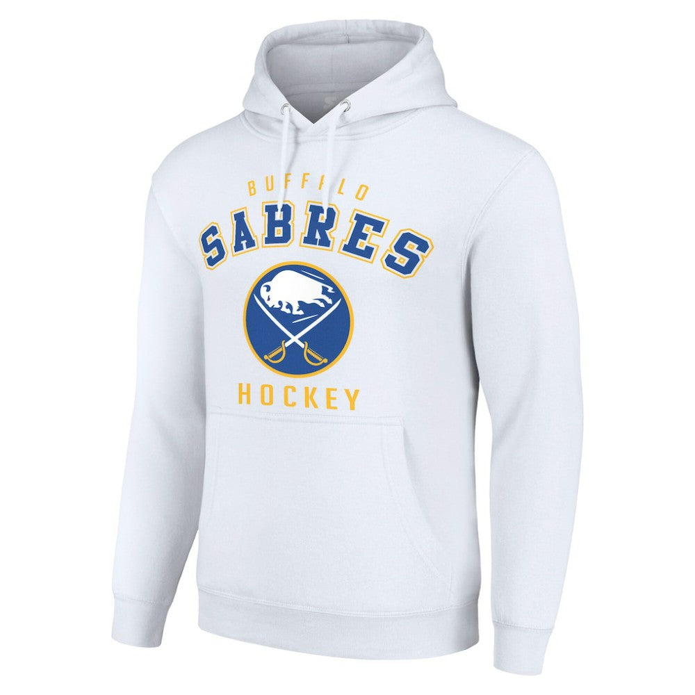 Buffalo Sabres Starter Logo Pullover Hoodie White