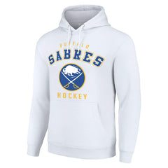 Buffalo Sabres Starter Logo Pullover Hoodie White
